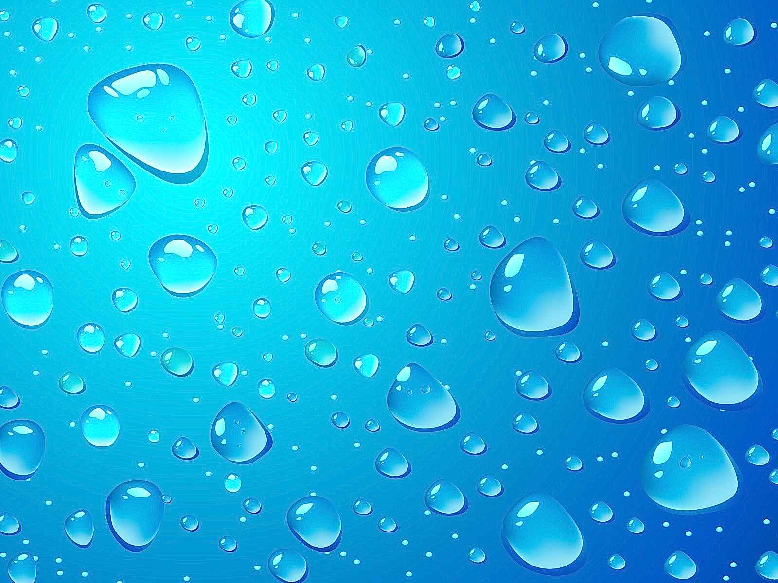 Water-drop-on-Blue-Powerpoint-Template